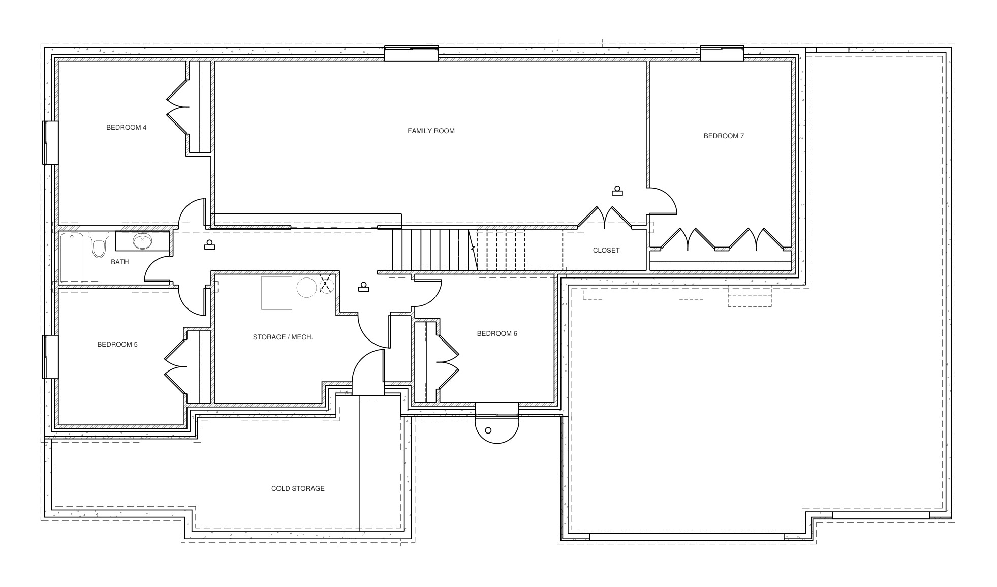 1662 Sandbar lower level floor plan