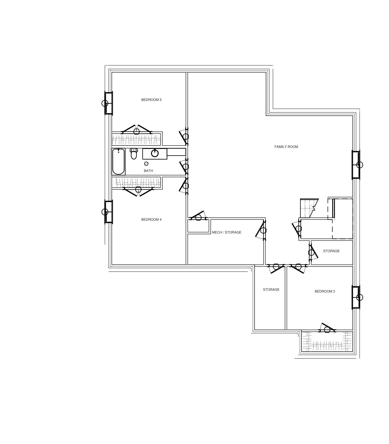 494 Tanglewood lower level floor plan