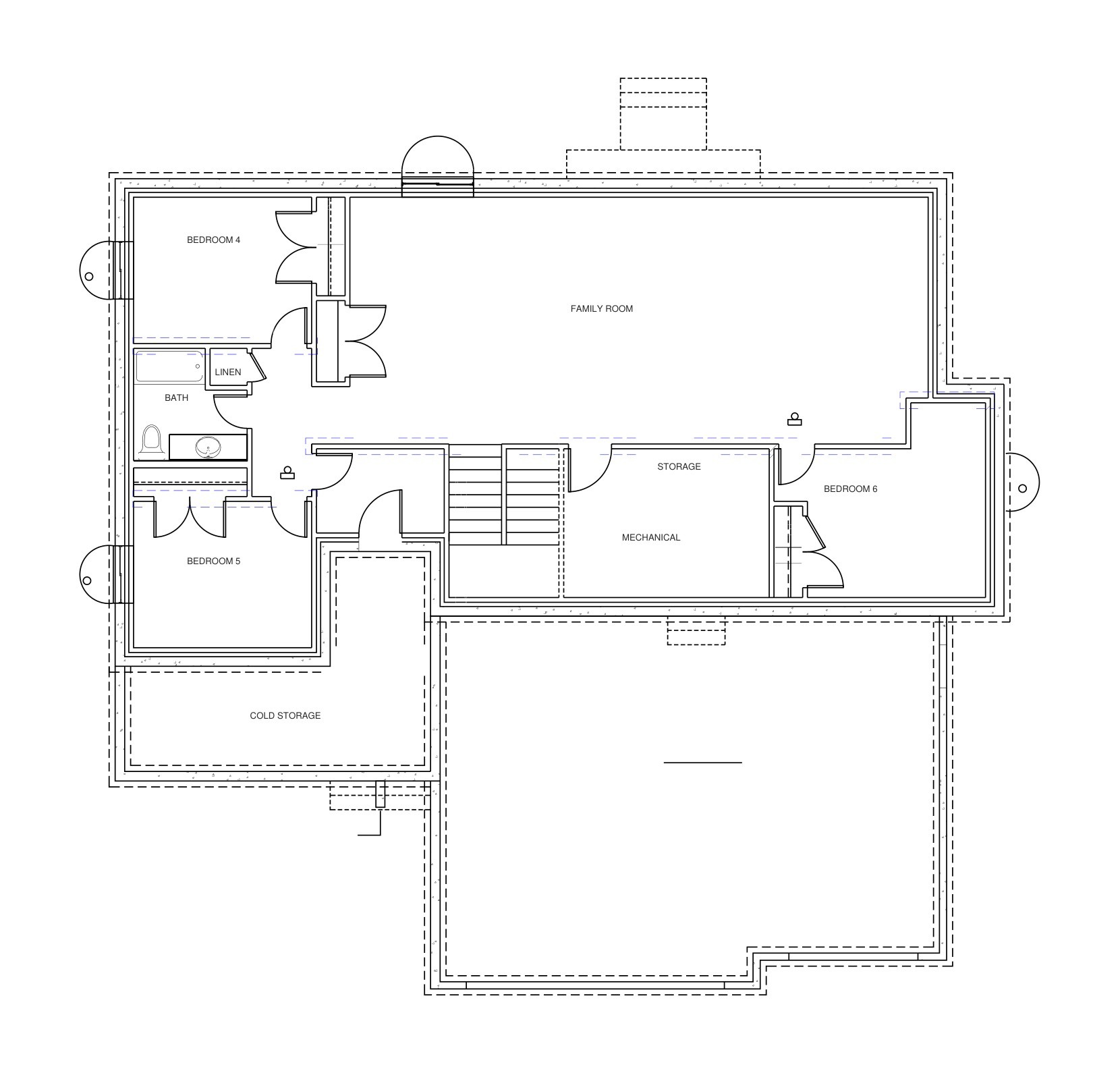 522 Stonebridge lower level floor plan