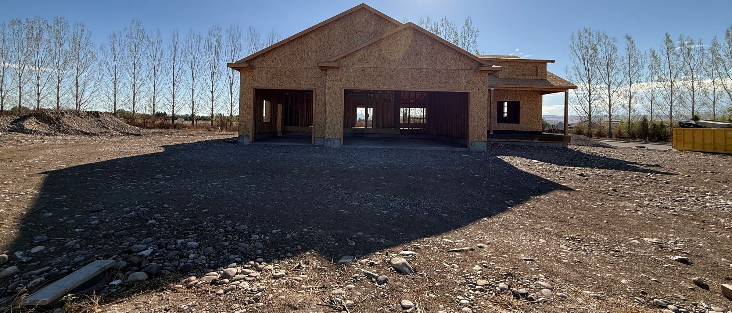 5377 Boardwalk Road exterior framing
