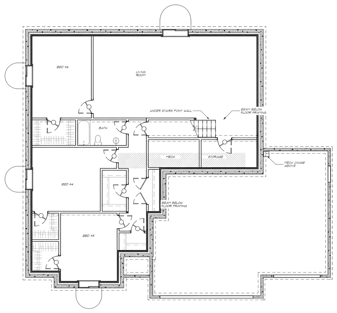 566 Stonebridge lower level floor plan