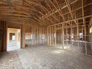 6754 S Tumble Creek main floor framing