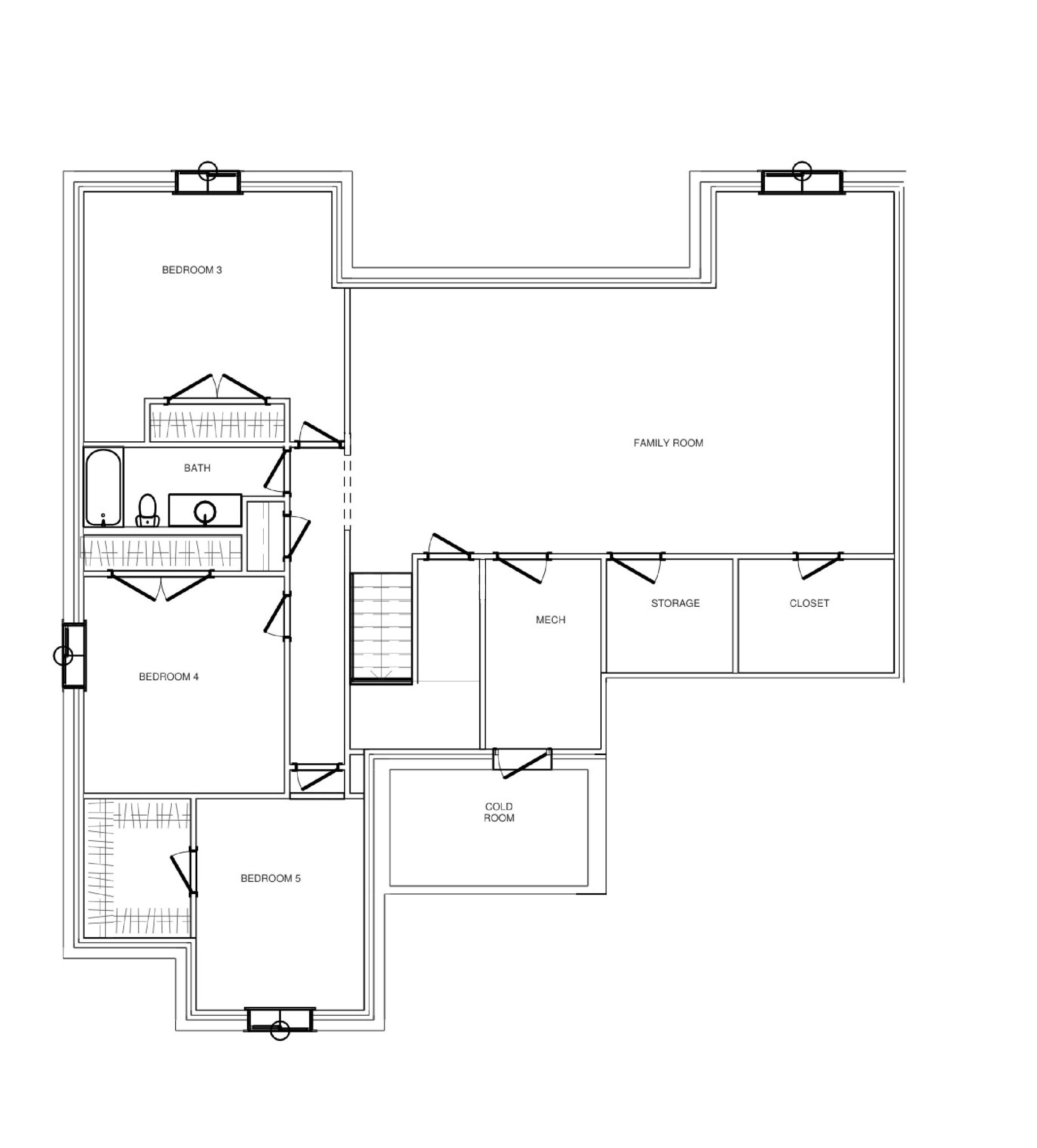 6754 S Tumble Creek lower level floor plan