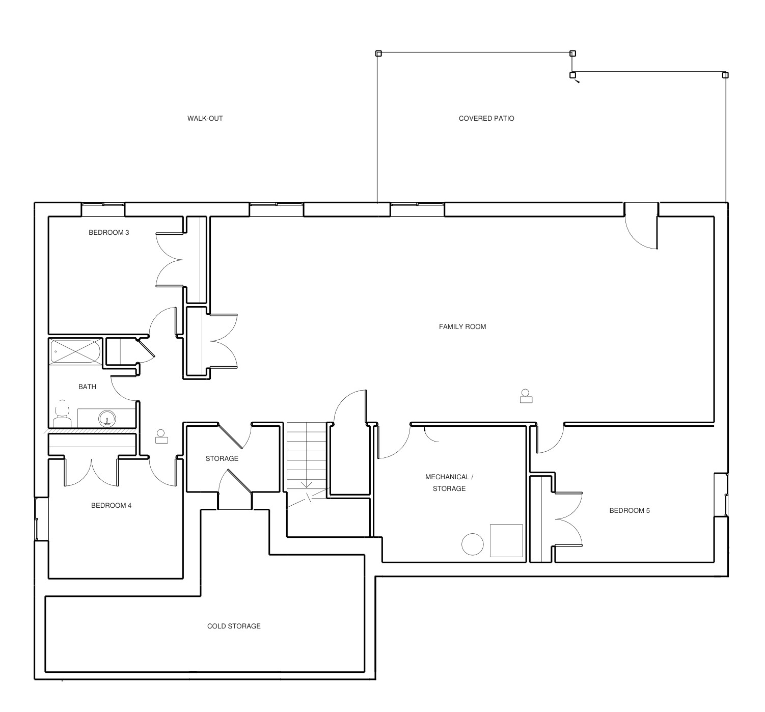 6916 S Packbridge lower level floor plan
